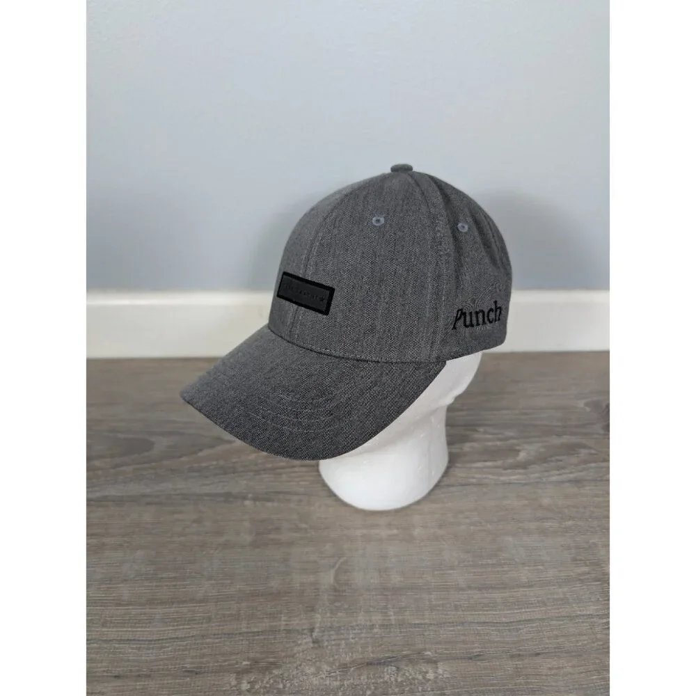 Travis Mathew Slate Gray Golf Baseball Cap Flexfit 110 Punch Adjustable Buckle
